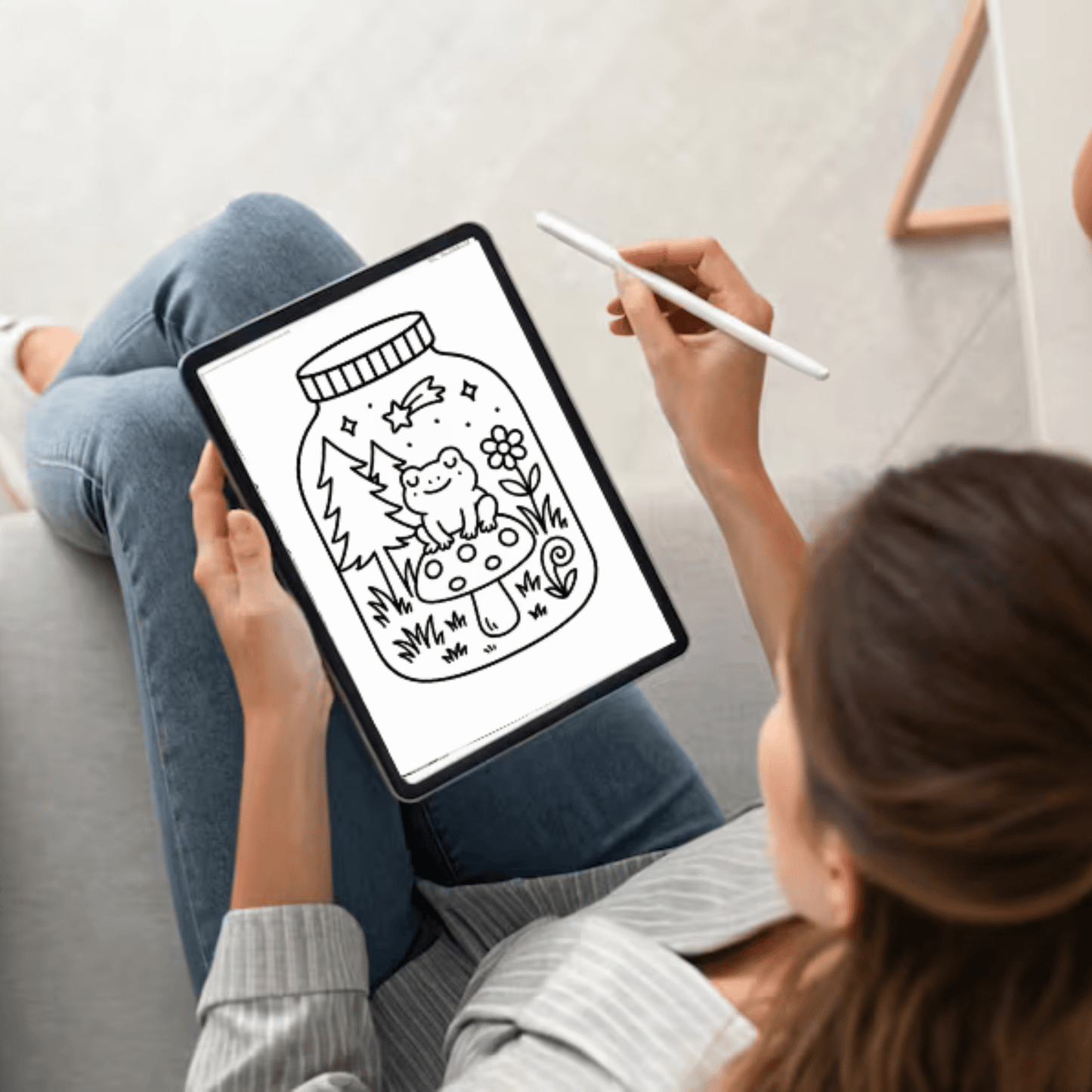 50 Cute Forest Jar Coloring Pages | Kawaii Printable Digital Download 50 Adorable Designs