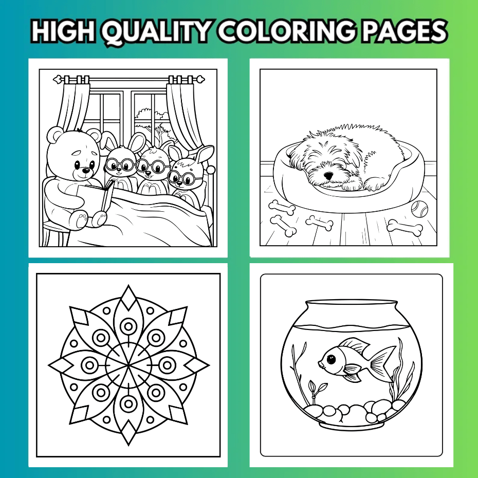 5000+ Coloring Pages Mega Bundle – Digital Download
