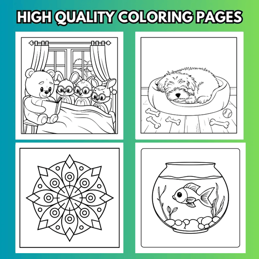 5000+ Coloring Pages Mega Bundle – Digital Download