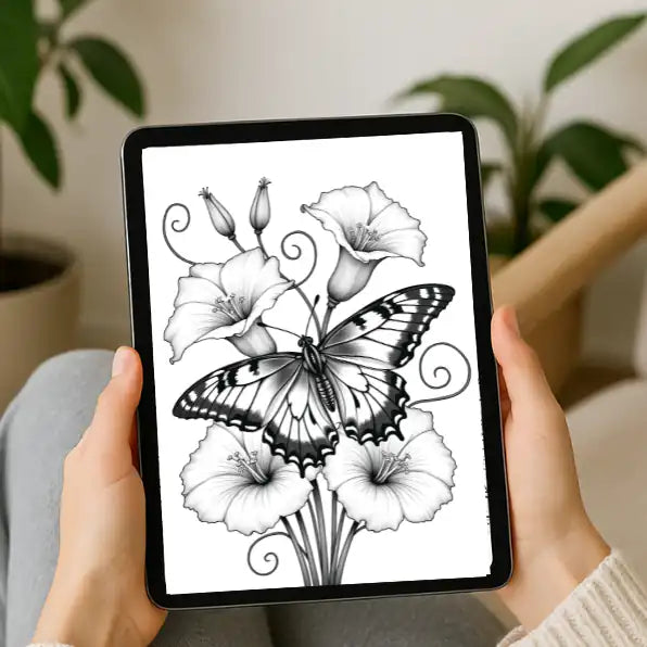 Butterfly Coloring Pages for Adults & Kids – 50+ Designs