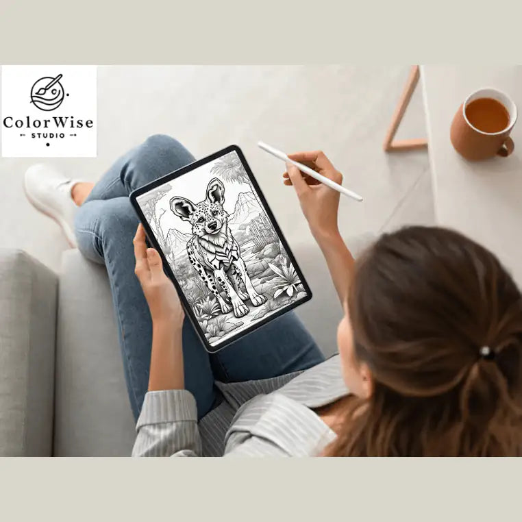 Desert Animal Coloring Pages – Instant Download