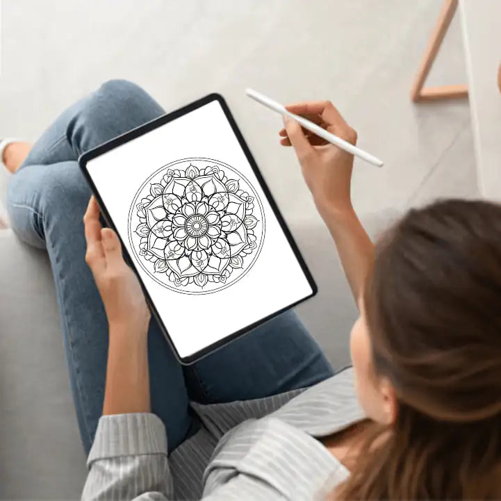 Floral Mandala Coloring Pages for Adults – 80+ Printable Designs PDF, PNG, JPG