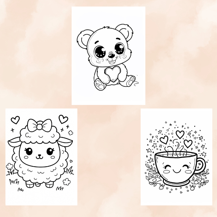 Kawaii Coloring Pages – 80+ Cute Printable Designs for Kids