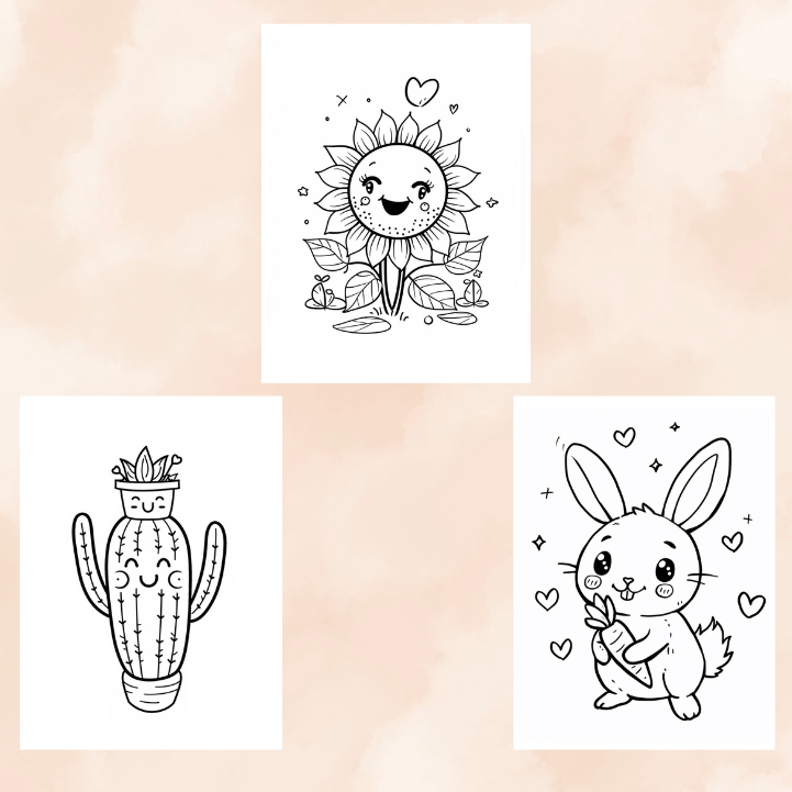 Kawaii Coloring Pages – 80+ Cute Printable Designs for Kids
