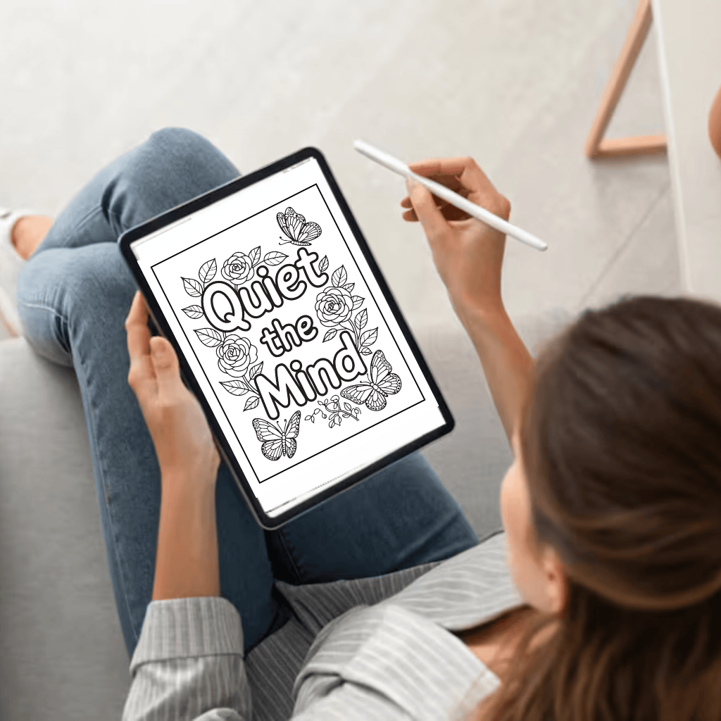 Self Care Coloring Sheets - 50 Pages of Inspirational Quotes and Calming Designs