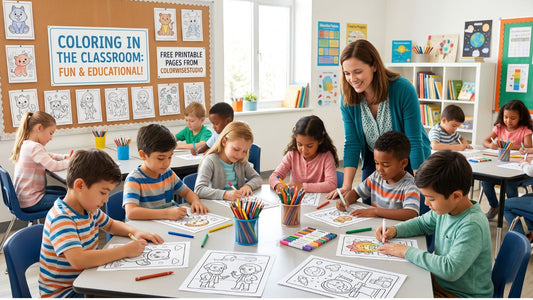 Printable Coloring Pages for Classroom Use (Fun & Educational PDF Activities)
