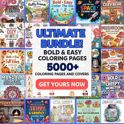 5000+ Coloring Pages Mega Bundle – Digital Download
