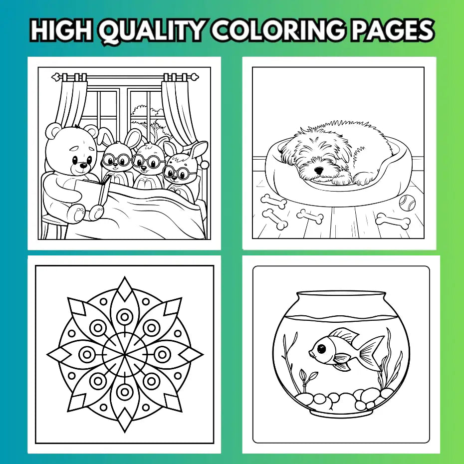 5000+ Coloring Pages Mega Bundle – Digital Download