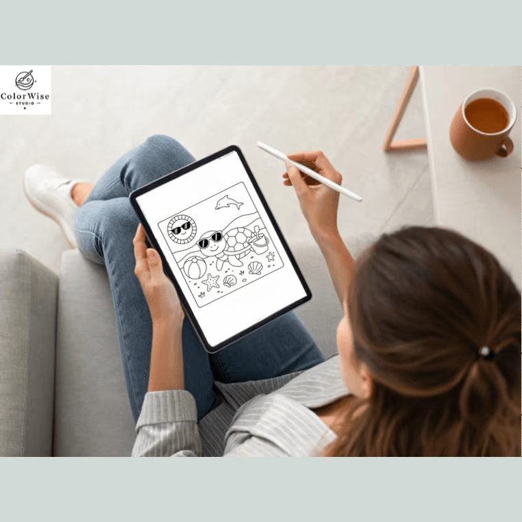 Bold and Easy Summer Coloring Pages for Kids – Fun Printable Activities