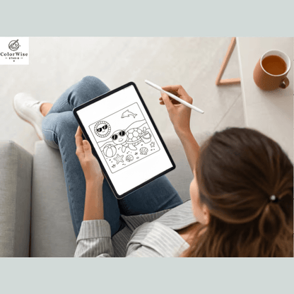 Bold and Easy Summer Coloring Pages for Kids – Fun Printable Activities