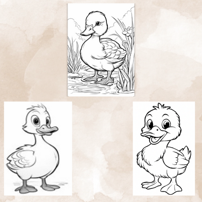 Duck Coloring Pages - 100 Cute Designs for Kids