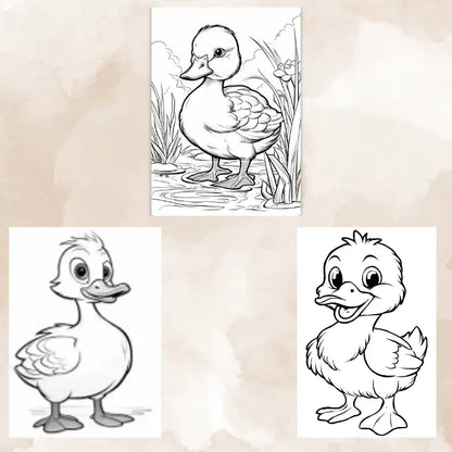 Duck Coloring Pages - 100 Cute Designs for Kids