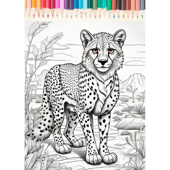 Desert Animal Coloring Pages – Instant Download
