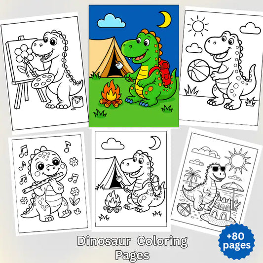 Dinosaur Pictures to Color – Fun and Easy Printable Coloring Pages