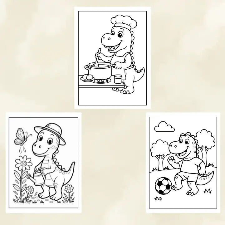 Dinosaur Pictures to Color – Fun and Easy Printable Coloring Pages
