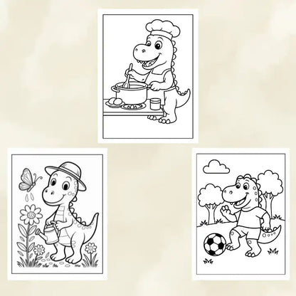 Dinosaur Pictures to Color – Fun and Easy Printable Coloring Pages