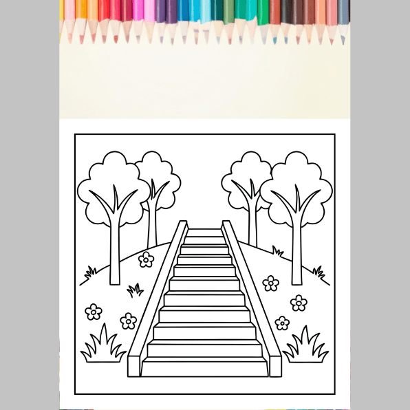 Easy Spring Coloring Pages for Kids – Digital Download