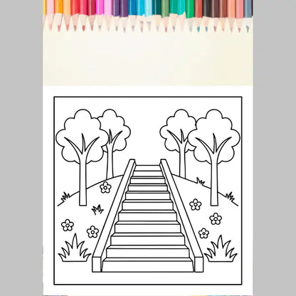 Easy Spring Coloring Pages for Kids – Digital Download