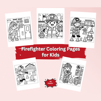 Firefighter Coloring Pages for Kids – 60+ Printable Activity Sheets