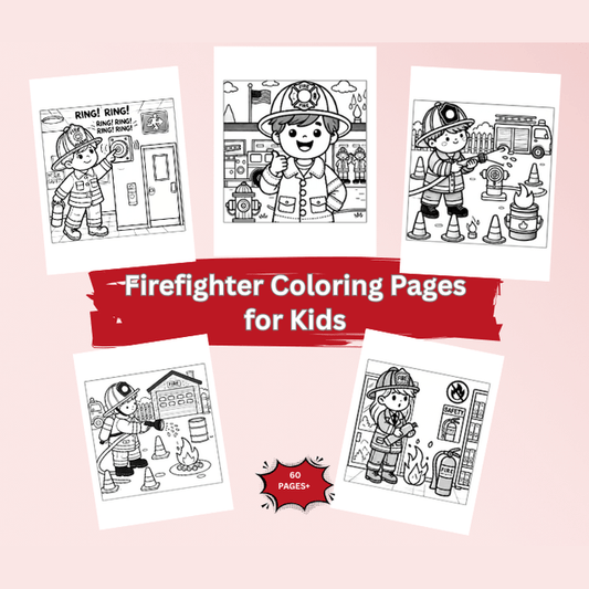 Firefighter Coloring Pages for Kids – 60+ Printable Activity Sheets