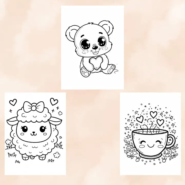 Kawaii Coloring Pages – 80+ Cute Printable Designs for Kids