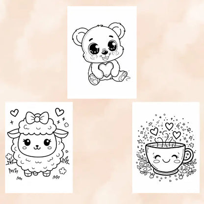 Kawaii Coloring Pages – 80+ Cute Printable Designs for Kids