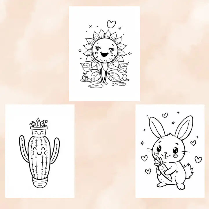 Kawaii Coloring Pages – 80+ Cute Printable Designs for Kids