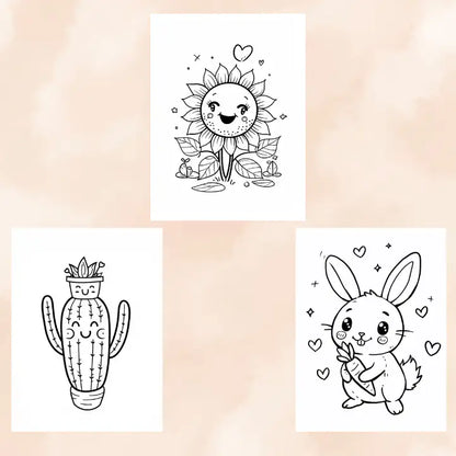 Kawaii Coloring Pages – 80+ Cute Printable Designs for Kids